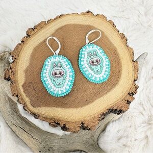 Beaded Labubu Earrings